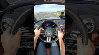 Launching the Mercedes AMG SL 63 is a Riot POV Drive shorts [upl. by Atirehc]