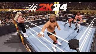 WWE 2k24 Midnight Express vs The Bushwhackers [upl. by Azarcon]