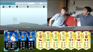 OMFG TOTY NEYMAR  RONALDO IN A PACK  THE BEST TOTY PACK OPENING EVER FIFA 16 ULTIMATE TEAM [upl. by Bouchard]