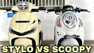 HONDA SCOOPY VS STYLO 160 [upl. by Glynas]