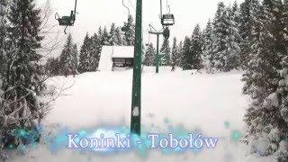 Koninki Ski  Ostoja Koninki  Tobołów  kolej [upl. by Calley775]