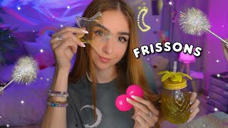 ASMR reDécouvre les FRISSONS 🎧 jai augmenté la sensibilité du micro [upl. by Suiratnauq422]