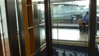 AWESOME SINGING LIFT ThyssenKrupp quotJCBquot lift at the Southbank Centre London [upl. by Komarek]