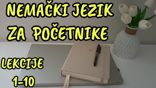 Nemacki za pocetnike LEKCIJE OD 1 DO 10  Slusajte sat vremena nemacki jezik [upl. by Lorac]