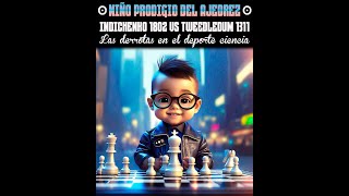 Niño Prodigio del Ajedrez Indichenko 1802 Vs Tweedledum 1311🤯🖖🏻😎♟🔥 [upl. by Natan]