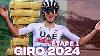 GIRO DITALIA 2024  ÉTAPE 1  Venaria Reale › Turin [upl. by Werra]