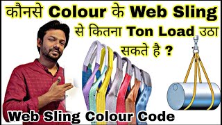 Web Sling Colour Code Explained Lift Safely with the Right Belt Sling Capacity [upl. by Donalt385]