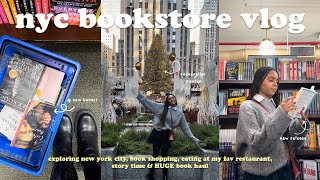 cozy NYC bookstore vlog🗽📚✨spend the day book shopping at barnes amp noble with me  HUGE book haul [upl. by Llezniuq]