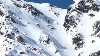 Freeride Sölden Pitzer RinneSki school SnowlinesSkischule Sölden горнолыжная школа Зeльден [upl. by Enomyar411]