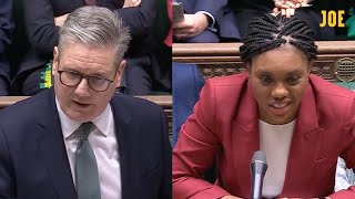 HIGHLIGHTS Keir Starmer laughs at Kemi Badenoch’s “fantasy questions” at PMQs [upl. by Morrissey466]