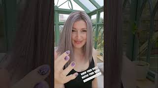 Chelsey by Hair World in Silver Amethyst alopecia wigreviews halloweennails femalehairloss wigs [upl. by Hogarth]