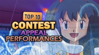 SPOTLIGHT Top 10 Pokemon Contest Appeal Rounds Performances [upl. by Sirak]