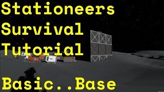 Stationeers Survival Tutorial Basic Base [upl. by Ynahteb825]