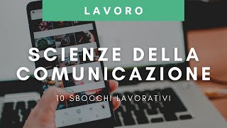 cosa puoi fare con una laurea in scienze della comunicazione 10 sbocchi lavorativi 👩‍💻📘 [upl. by Temme]