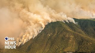 How massive wildfires in the West spread harmful particles across North America [upl. by Winzler694]