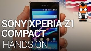 Sony Xperia Z1 Compact Smartphone Hands On  CES 2014 [upl. by Olinde]