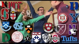 COLLEGE DECISION REACTIONS 2023 Harvard Stanford Ivies and more [upl. by Cecilia645]