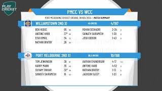 Port Melbourne 2nd XI v Williamstown 2nd XI [upl. by Pears]