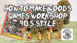 Making GW 90s Terrain Woods Edition [upl. by Yorgos]