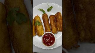 Potato Bread Roll  Aloo Bread 🤤😍shorts recipe potato bread [upl. by Ojiram]