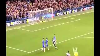 Chelsea 0 Newcastle 2  Increible Gol de Papiss Cisse [upl. by Nauhs532]