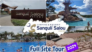 Sanguli Salou Camping amp Resort full walking through tour  May 2024  ALL poolsvenues and more [upl. by Leban653]