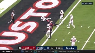 Dalton Schultz Dives amp Slides For The TD  CARDINALS vs TEXANS  202324 NFL SEASON  WEEK 11 [upl. by Reitman]