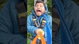 Do we think he enjoyed that 😂 zipline bungee gopro bungeejumping [upl. by Saucy424]