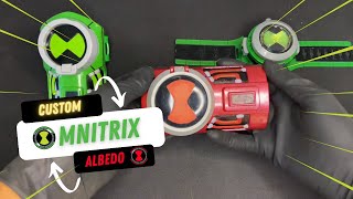 SUPER OMNITRIX BEN 10 DA BANDAI CUSTOMIZADO  ALBEDO [upl. by Enaira]