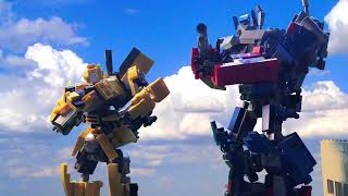 LEGO Transformers Trailer stop motion [upl. by Dat]