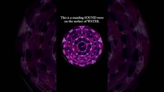 Physics of sound Cymatics This video was captured using just water light and sound resonance [upl. by Aipmylo202]