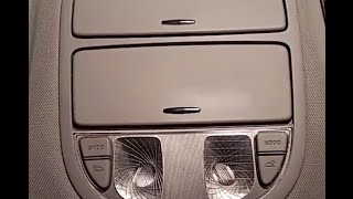 How to Repair Overhead Door Light  Hyundai Santa Fe  20072012 [upl. by Ahsiekar]