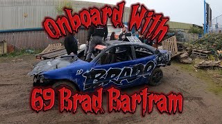 Onboard with 69 Brad Bartram Unlimited Bangers 261024 Kings Lynn [upl. by Wendel587]