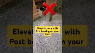 Deck footing footing deck decks homerenovation handyman diy construction concrete [upl. by Birecree996]