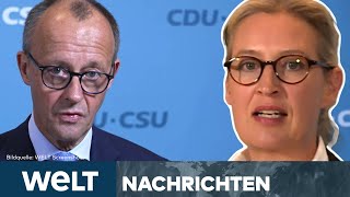 NEUWAHLEN quotNächster Messermord geht auf Ticket der Unionquot – Alice Weidel feuert gegen Merz  STREAM [upl. by Landis]