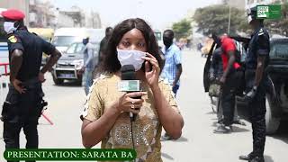 Les gens arrêtés par la police pour le non port des masques [upl. by Arianie]