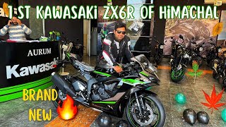 Finally Delivery of 2024 Kawasaki ZX6R  Only 1 in HP zx6r [upl. by Orat911]