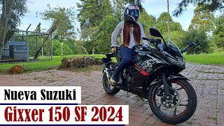 NUEVA SUZUKI GIXXER 150 SF 🤔¿Es la mejor 150🤔 OPINION PERSONAL DE UNA USUARIA [upl. by Nosral]