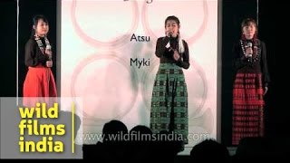 Nagaland trio performs a medley of love songs by Andrew Lloyd Webber  Hornbill Festival [upl. by Ion305]