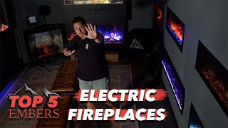 Top Five best ELECTRIC Fireplaces Where is the Dimplex Ignite Bold [upl. by Edouard759]