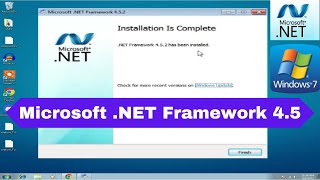 How to Install Net Framework 4 on Windows 7  net error in windows 7  net framework 45 Windows 7 [upl. by Prouty]