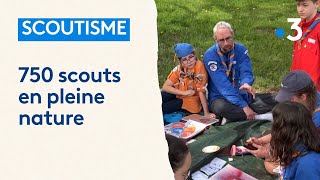 Un rassemblement écoresponsable de 750 scouts [upl. by Wiersma]