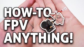 Howto RACE ANY RC Drone or Car w Tiny FPV Camera amp VR Goggles [upl. by Nnadroj]