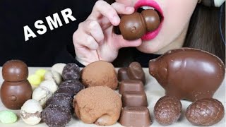 Hazelnut Crush ASMR chocolate biscuit candy mochi rice cake Mukbang bites only [upl. by Marchall22]