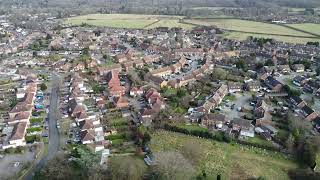 The Village of West Byfleet aerial exploration [upl. by Binky]