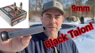 Black Talon 9mm RARE Ammo test  The OG Before Ranger T 😎 [upl. by Yonit]