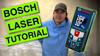 How to use the Bosch GLM 50c laser distance measurer [upl. by Paymar230]