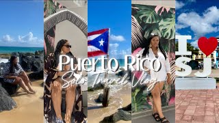 SAN JUAN TRAVEL VLOG  Solo Travel Diaries 🇵🇷🌴 [upl. by Kire]