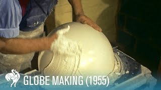 Globe Making How the World is Made 1955  British Pathé [upl. by Tada]