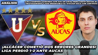 ¡Josep Alcácer cometió dos errores y LDU perdió Liga de Quito cayó 12 ante Aucas [upl. by Lashondra]